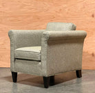 Side view of Piper Chair in Justin Moss