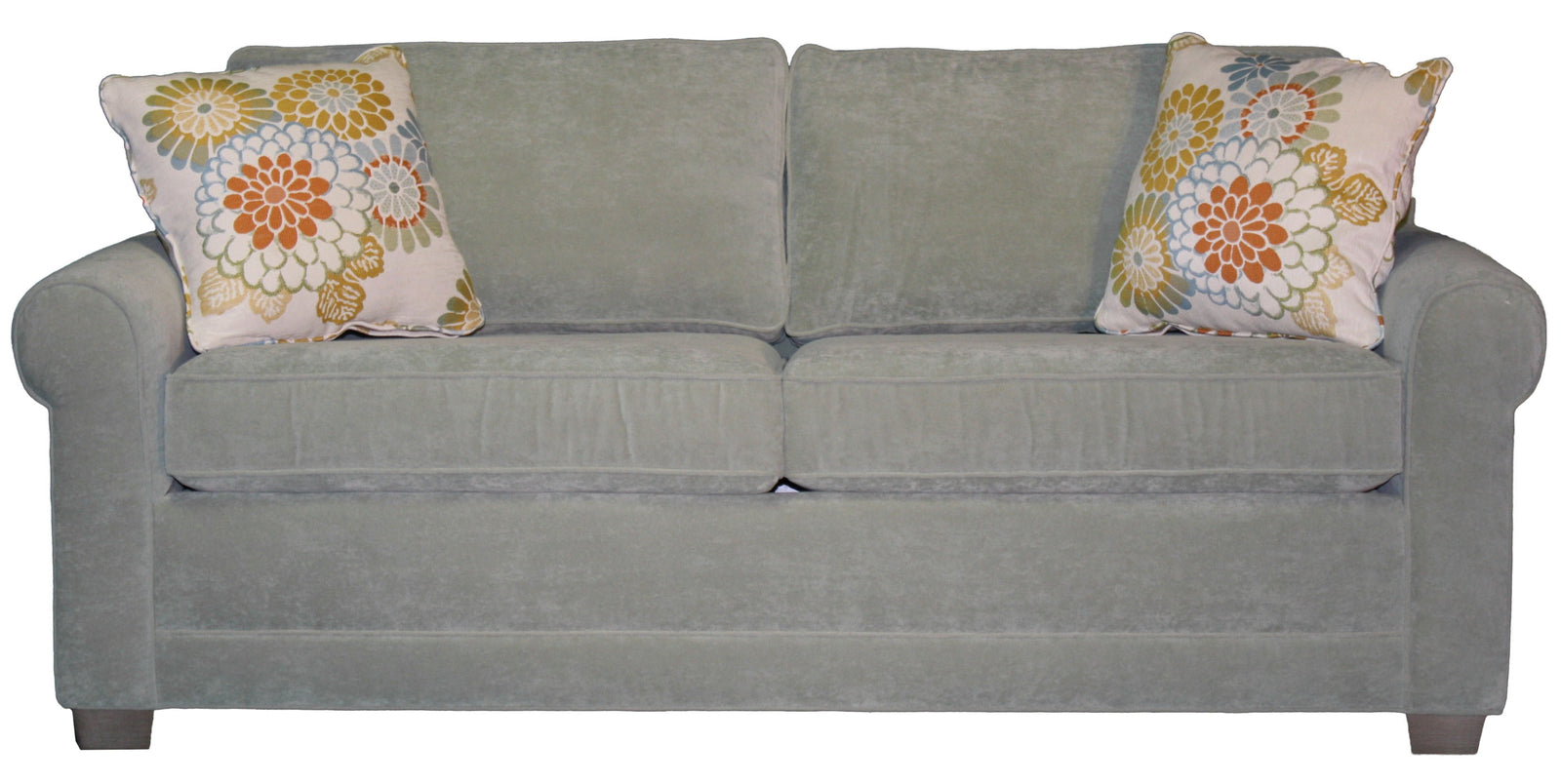 Tailor Made Sock Arm 2-cushion 82" Queen Sleeper Sofa from Endicott Home Furnishings - 01