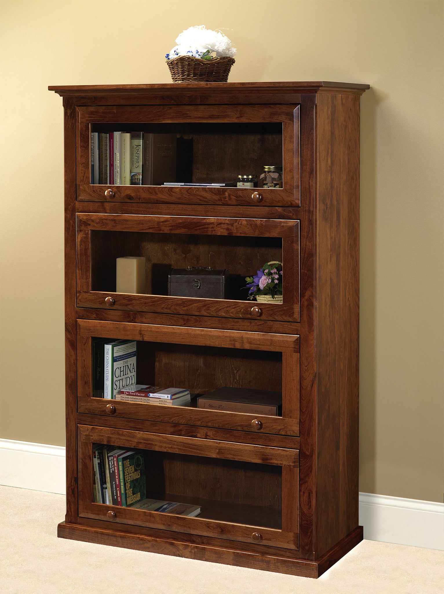 Barrister Bookcase, , Bookcase - Endicott Home Furnishings