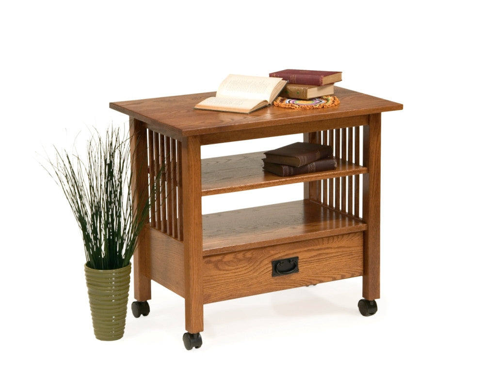 The Alamo Mission One Drawer Server Cart, , Occasional Table - Endicott Home Furnishings