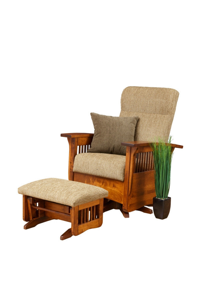 The Alamo Mission  Sam's glider ottoman Maple, , Ottoman - Endicott Home Furnishings - 2