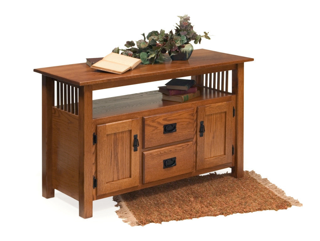 The Alamo Mission Two Door Entertainment Center, , Occasional Table - Endicott Home Furnishings