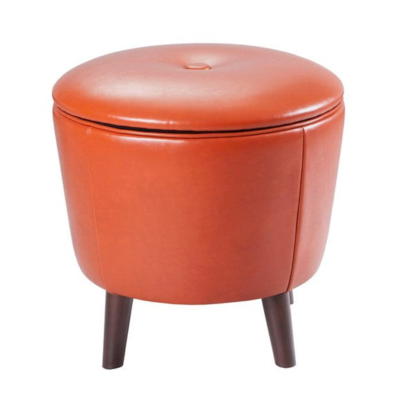 Jetsons Small Round Storage Ottoman, , Ottoman - Endicott Home Furnishings - 3