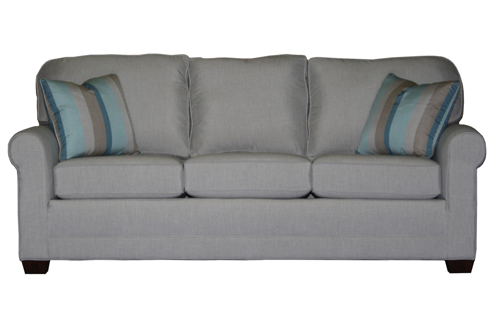 Tailor Made 85" sock arm sofa at promotional price with select performance fabrics from Endicott Home - 01