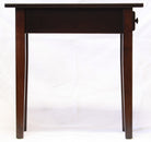 Narrow Maple Shaker Chairside End Table with Drawer  - 3