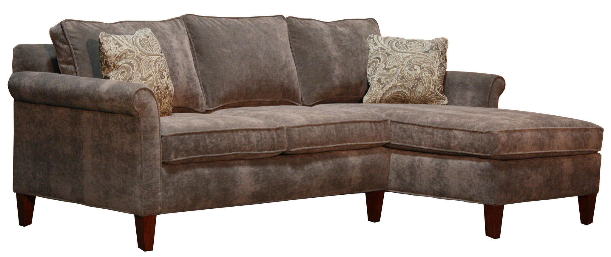 Oscar Sectional #4 - Sectional loveseat and chaise, , Sectionals - Endicott Home Furnishings - 3