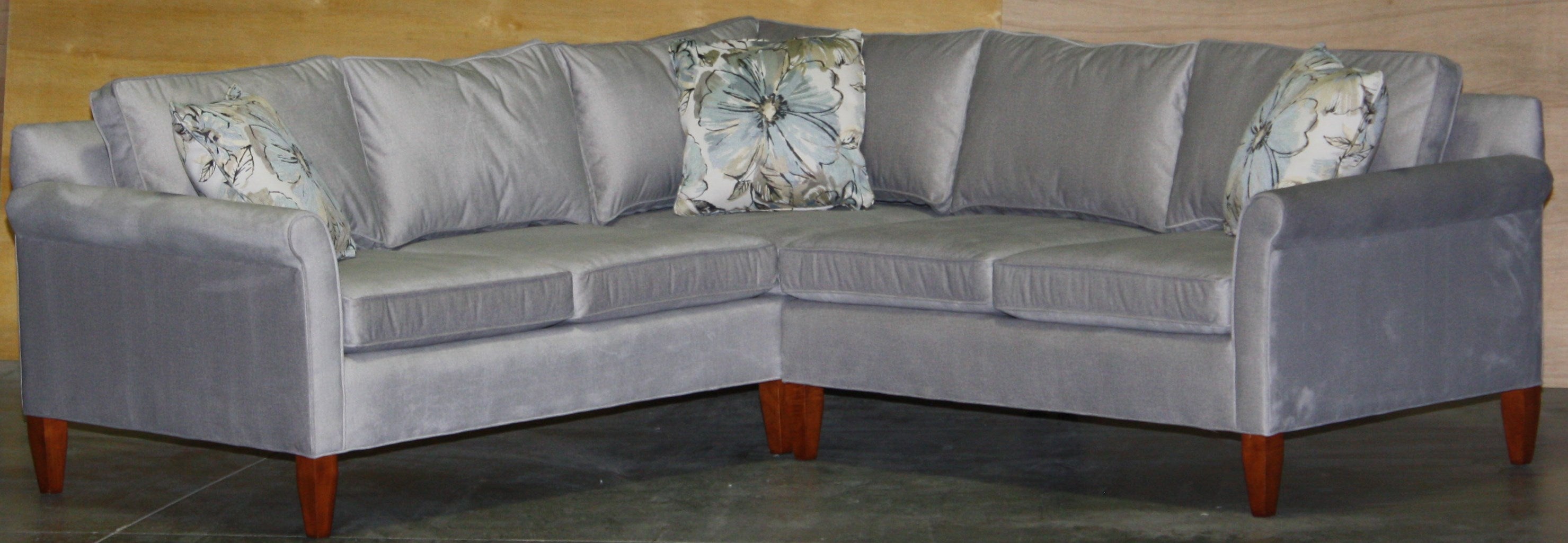 Non-toxic stain protected Otto Sectional floor model at condofurniture.com and Endicott Home Furnishings Maine's best furniture store - 1