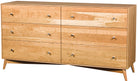 Amish made Cold Spring 56" Wide Six-Drawer Hardwood Dresser